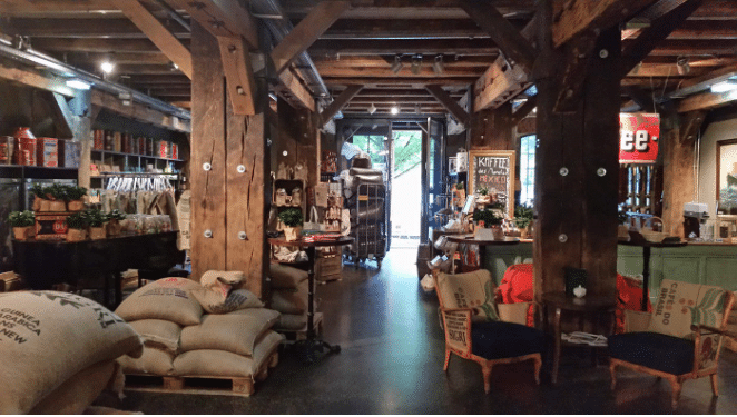 Shop des Kaffeemuseum Burg