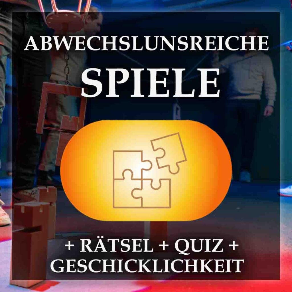 Abwechslungsreiche Spiele bei der Live Gameshow Hamburg von OPOLUM mit Quiz und Rätseln.